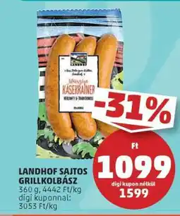 PENNY LANDHOF SAJTOS GRILLKOLBÁSZ ajánlat