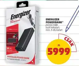 PENNY Energizer Powerbank ajánlat