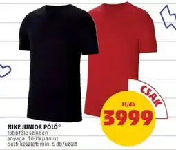 PENNY NIKE JUNIOR PÓLÓ ajánlat