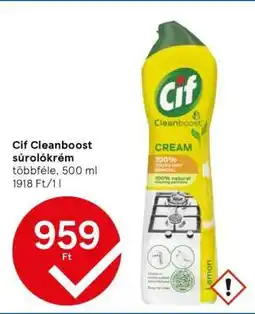 Tesco Cif Cleanboost súrolókrém ajánlat