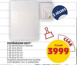 PENNY FESTŐVÁSZON SZETT ajánlat