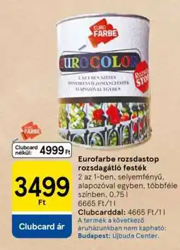 Tesco Eurofarbe rozsdagátló festék ajánlat
