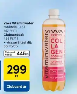Tesco Viwa Vitaminwater ajánlat