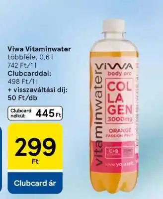 Tesco Viwa Vitaminwater ajánlat