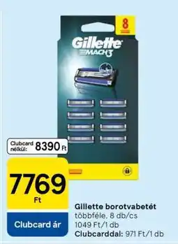 Tesco Gillette Mach3 borotvabetét ajánlat