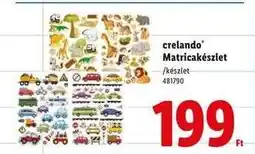 Lidl crelando Matricakészlet ajánlat