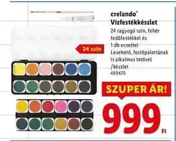 Lidl crelando Vízfestékkészlet ajánlat