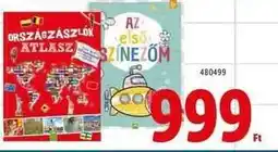 Lidl Országzászlók Atlasz és Az első színezőm ajánlat