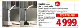 Lidl LIVARNO HOME LED-es asztali lámpa ajánlat