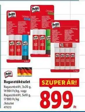 Lidl Ragasztókészlet ajánlat