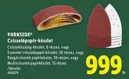 Lidl PARKSIDE Csiszolópapír-készlet ajánlat