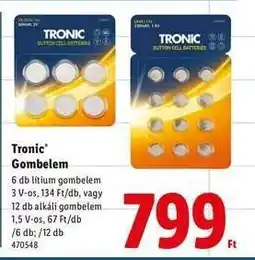 Lidl TRONIC Gombelem ajánlat