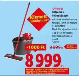 Lidl Vileda Ultramax felmosószett ajánlat