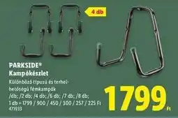 Lidl PARKSIDE Kampókészlet ajánlat