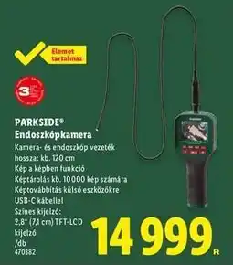 Lidl PARKSIDE Endoszkópkamera ajánlat