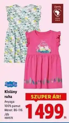 Lidl Kislány ruha ajánlat