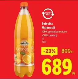 Lidl SOLEVITA Narancslé ajánlat