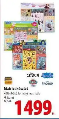 Lidl Matricakészlet ajánlat