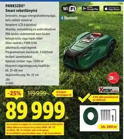 Lidl Parkside Smart robotfűnyíró ajánlat