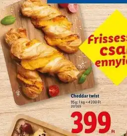 Lidl Cheddar twist ajánlat