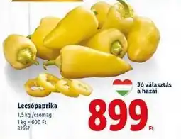 Lidl Lecsópaprika ajánlat