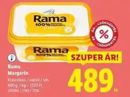 Lidl RAMA Margarin ajánlat