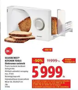 Lidl SILVERCREST KITCHEN TOOLS Elektromos szeletelő ajánlat