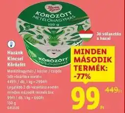 Lidl HAZÁNK KINCSEI Körözött ajánlat
