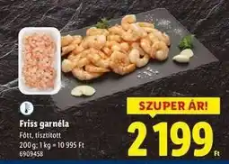 Lidl Friss garnéla ajánlat