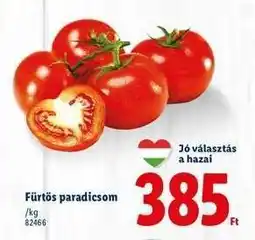 Lidl Fürtös paradicsom ajánlat
