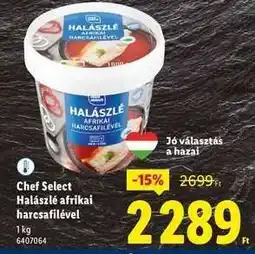 Lidl CHEF SELECT Halászlé afrikai harcsafilével ajánlat