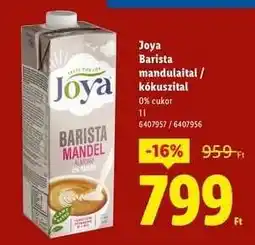 Lidl JOYA Barista mandulaital / kókuszital ajánlat