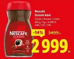 Lidl NESCAFÉ Instant kávé ajánlat