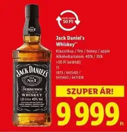 Lidl JACK DANIEL'S Whiskey ajánlat
