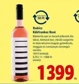 Lidl Dubicz Kékfrankos Rosé ajánlat