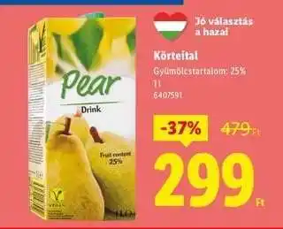 Lidl Körteital ajánlat
