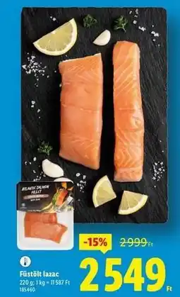Lidl Füstölt lazac ajánlat