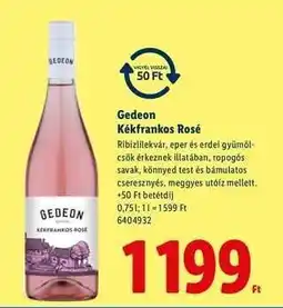 Lidl Gedeon Kékfrankos Rosé ajánlat