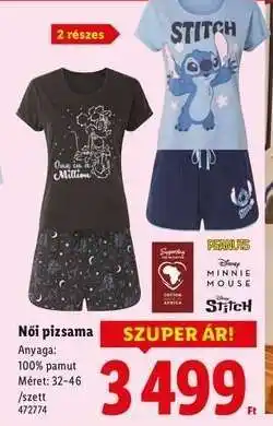 Lidl Női pizsama ajánlat