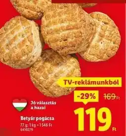 Lidl Betyár pogácsa ajánlat