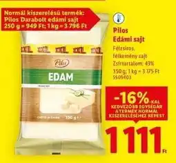 Lidl PILOS Edámi sajt ajánlat
