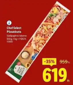 Lidl CHEF SELECT Pizzatészta ajánlat