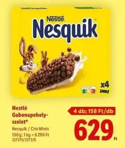 Lidl Nestlé gabonapehely-szelet ajánlat