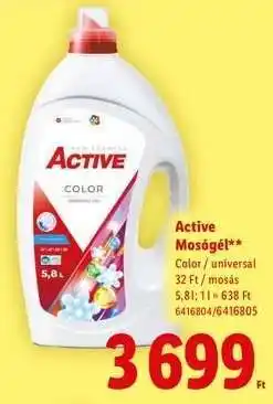 Lidl ACTIVE Mosógél ajánlat