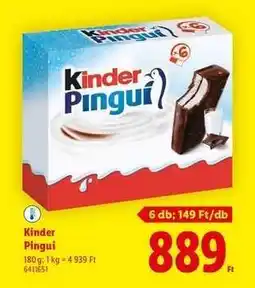 Lidl KINDER Pingui ajánlat