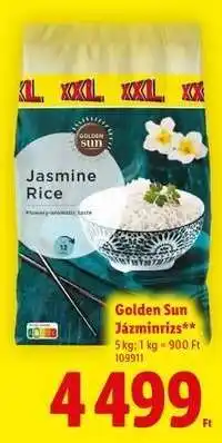 Lidl GOLDEN SUN Jázminrizs ajánlat