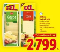 Lidl Milbona Szeletelt sajt ajánlat