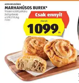 ALDI Marhahúsos Burek ajánlat