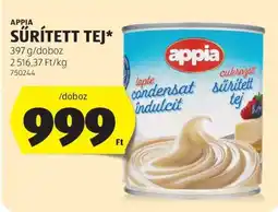 ALDI APPIA Sűrített Tej ajánlat