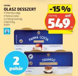 ALDI Cucina Olasz Desszert ajánlat
